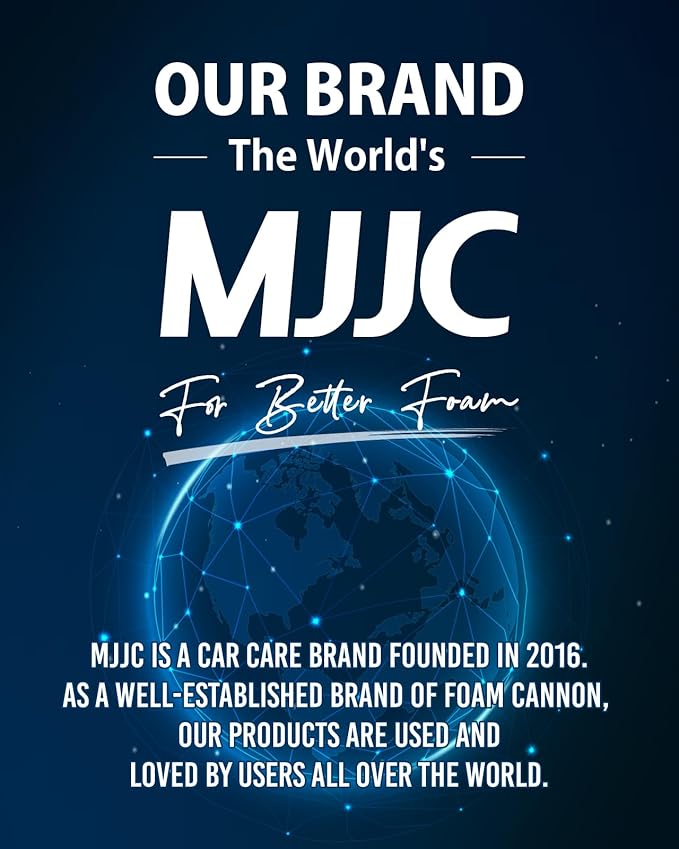 MJJC Foam (128 fl oz) Ultimate Snow Foam Car Wash Soap Specialized Car Shampoo for Foam Cannon and Pressure Washer, Safe for Cars (pH Neutral, 10x Concentrated) lime mint scent