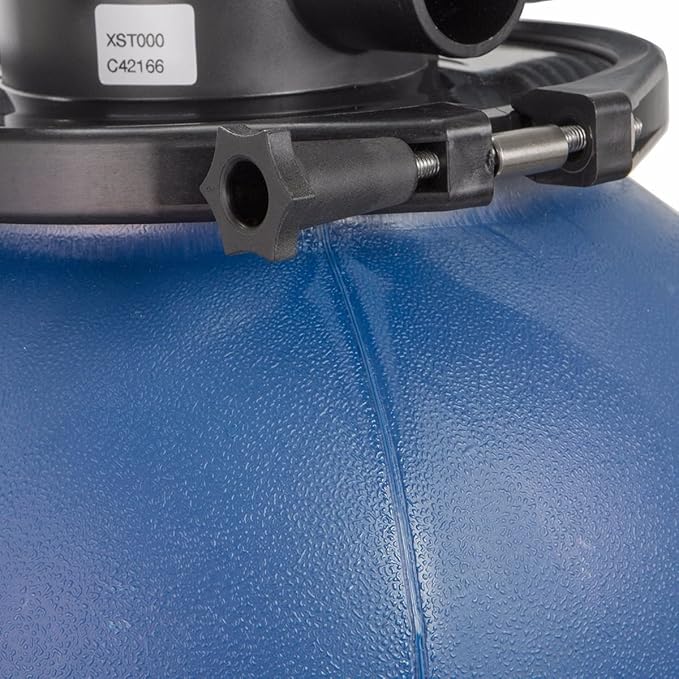 XtremepowerUS 13" Sand Filter Tank for 10000GAL Above Ground Pools 2400GPH Swimming Pool Pump Pressure Gauge