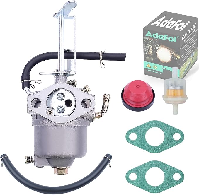 Adefol 418ZR Snow Blower Carburetor Fuel Filter Line Parts for Stens 520-876 Toro 119-1980 Power Clear 180 418ZE PC180 38272 38273 38282 38283 180 Snowthrower