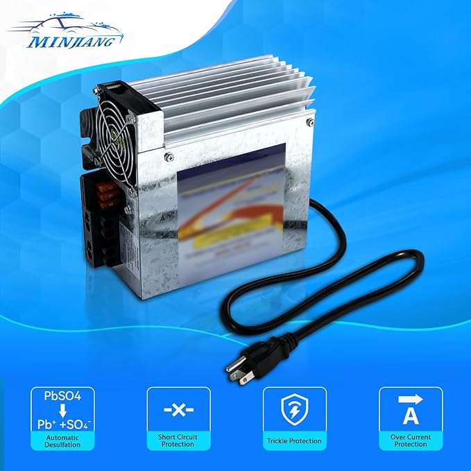 MINJIANG RV Power Converter, PD9270 PD9270V 70Amp RV Inverter Converter Charger with Charge Wizard Inteli-Power 9200 Series Converter/Charger for RV Camper Caravans 120V to 12V