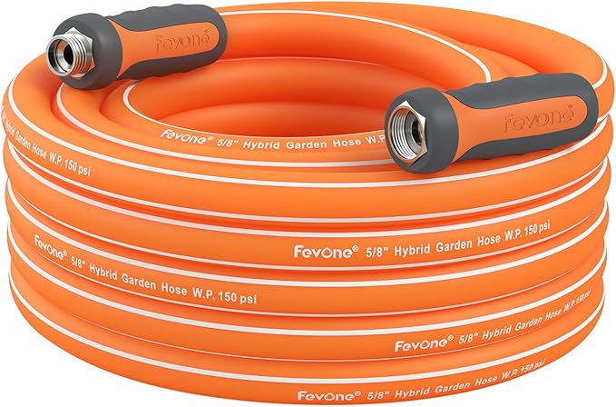 Fevone Garden Leader Hose 3 ft., Lightweight Hybrid Water Hose, Flexible and Durable, Leak-Free Connections