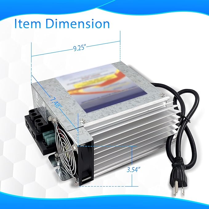 MINJIANG RV Power Converter, PD9260C PD9260CV 60Amp RV Inverter Converter Charger with Charge Wizard Inteli-Power 9200 Series Converter/Charger for RV Camper Caravans