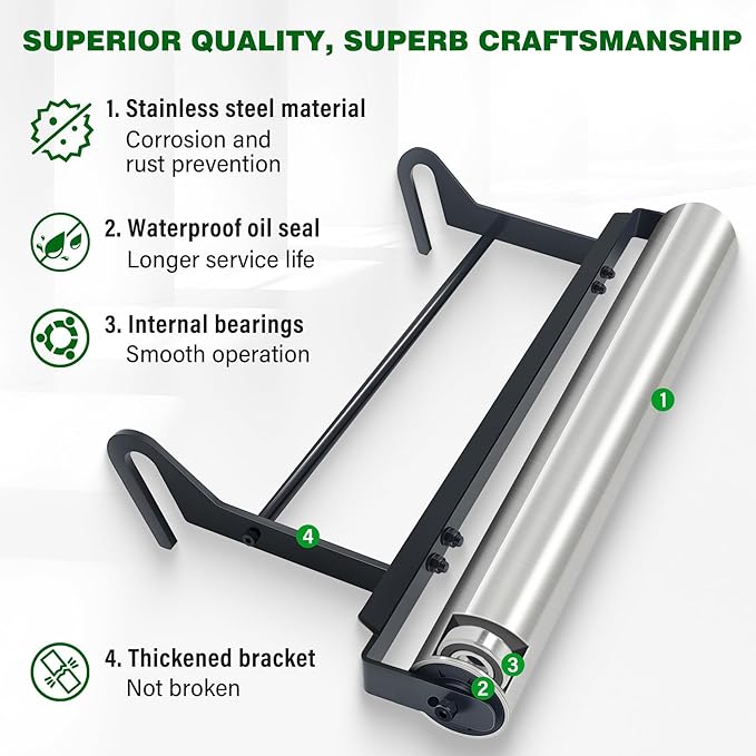 21inch Mower Striping Stainless Steel Kit Easy Install for EGO 21inch Walk Behind Mowers Instantly Upgrade Your Lawn to Professional Looking Stripes ﻿