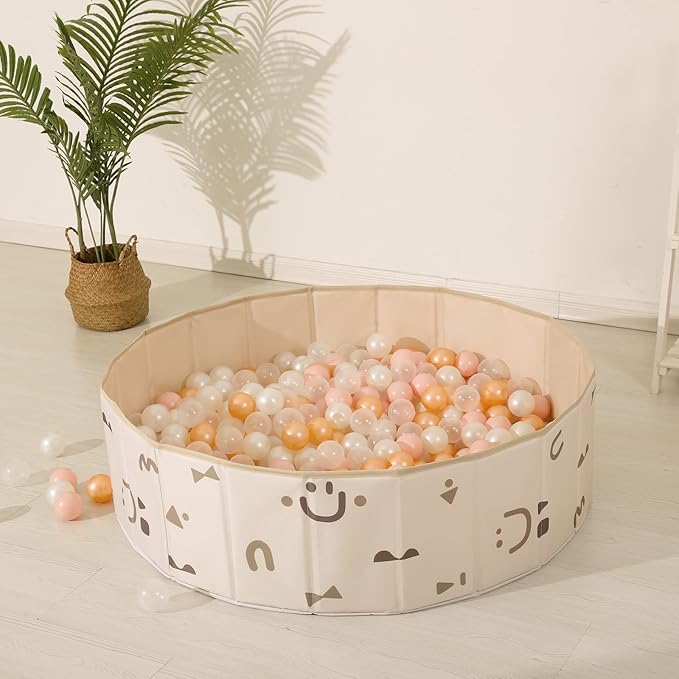 TRENDPLAY Plastic Balls for Ball Pits - Hollow Balls- Safe and Exciting Playtime - Perfect for Baby Pools, Birthday Party Decoration