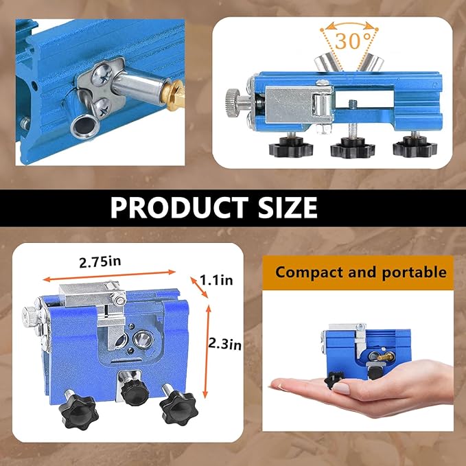 Chainsaw Sharpening Jig, Portable Hand Chain Saw Sharpener Tool with 8 Titanium-Plated Bits, Gloves, Storage Bag & Brush, Chainsaw Sharpener, Chainsaw Sharpener Kit for 4"-22" Chainsaw & Electric Saws