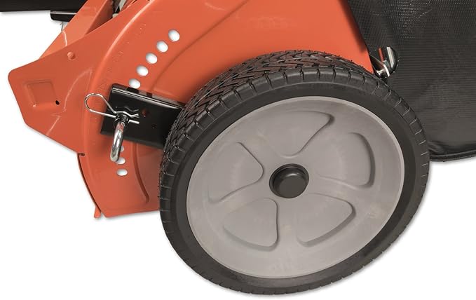 Agri-Fab 45-0492 44" Tow-Behind Lawn Sweeper, 28 cu. ft Hopper Bag Capacity; Leaf & Grass Catcher, with Adjustable Brush Height and Dump From Seat Handle