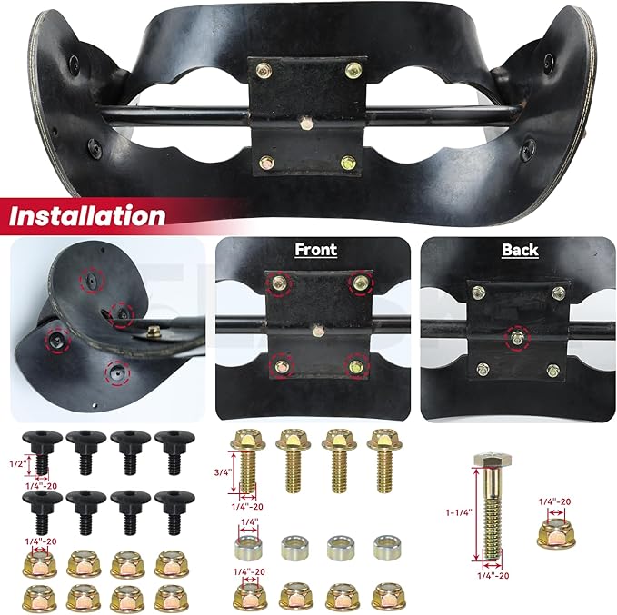 GELASKA 99-9313 Snow Blower Paddles with 55-8760 Scraper 55-9300 Belt and Hardware Kit Replaces 125-1128, 55-9250, 55-9251, 88-0771 for Toro CCR 2000, CCR 2400, CCR 2500, CCR 3000 Snowthrowers