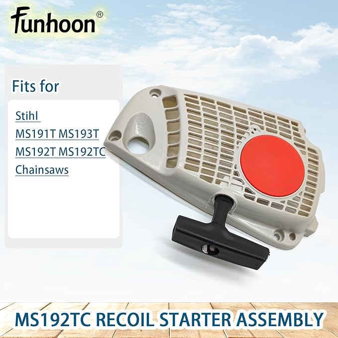 1137 080 2108 Recoil Starter Assembly for Stihl MS191T MS192T MS192TC MS193T Chainsaws Replaces 1137 080 2100