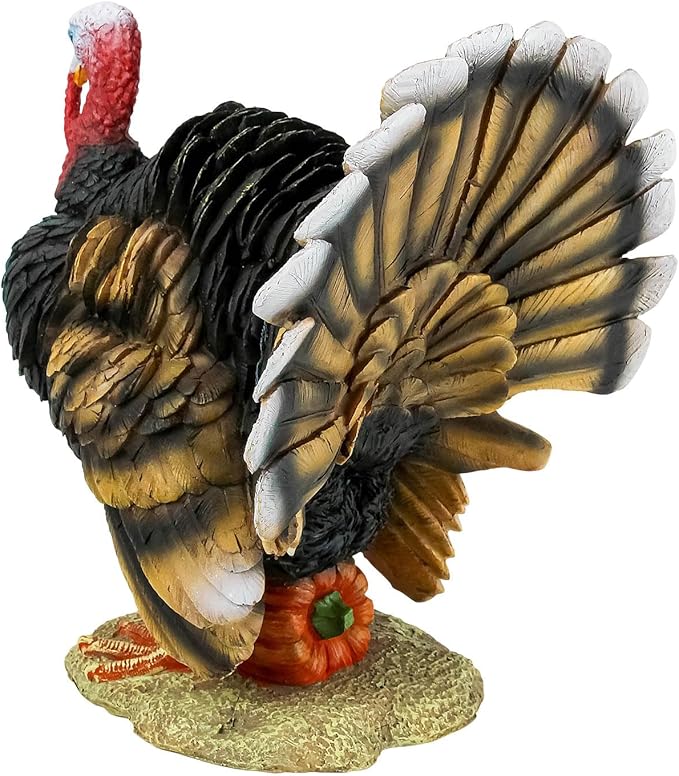 Design Toscano QM2373100 North American Turkey Statue,full color,Small