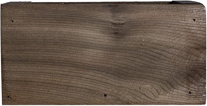 Ornamental Indoor Planter with Pet/Cat Grass Growing kit, Handcrafted in The USA from Red Cedar (AgedWash)