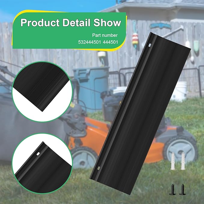 532444501 444501 Rear Skirt Replacement for Husqvarna Skirt Rear 22 Plus Mower HD675AWD HU700H HU700L HD725E HU725AWD HU800AWD HD600L HD800BBC HD800HW HU625AWD HU700AWD