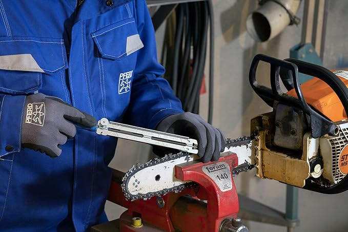 PFERD Chain Sharp® CS-SLS 7/32" Chain Saw Sharpener Set, Includes a Sharpener, Two Classic Line Chain Saw Files - for Comfortable and Power-Saving Sharpening of Saw Chains - Pack of 1 - Part 18078