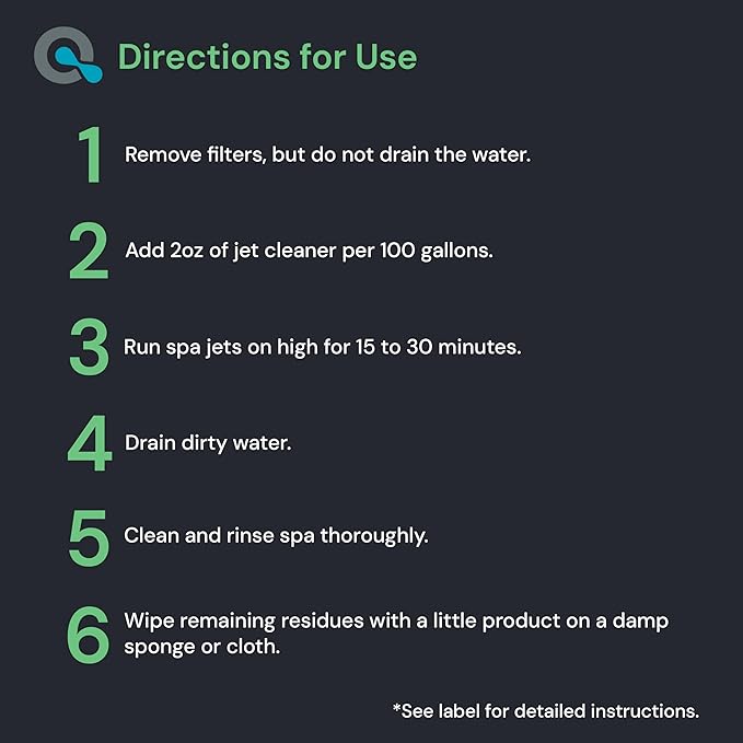 Jet Line Cleaner - 1 Gallon | Fast-Acting Spa & Jetted Tub Cleaner for Hot Tubs