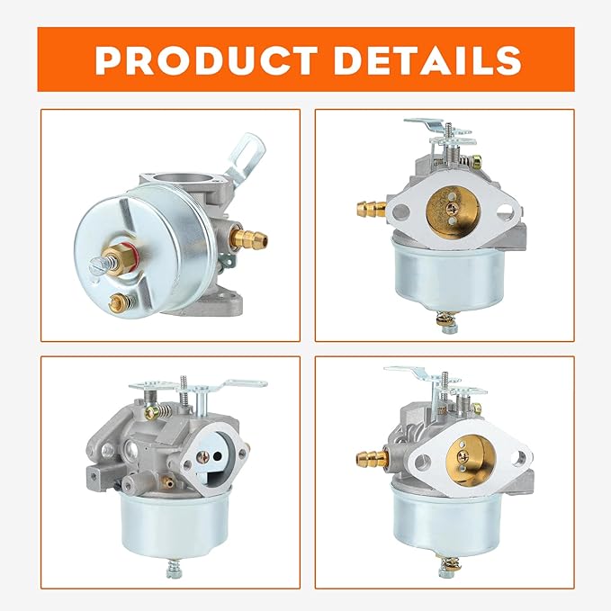 Hipa HMSK80 Carburetor for Tecumseh 632334A 632334 632111 Carb HM80 HM70 HMSK90 Snow Blower Fit for John Deere AM108405 Toro 824 824XL 828 Snow Blower Thrower MTD 8 HP Engine