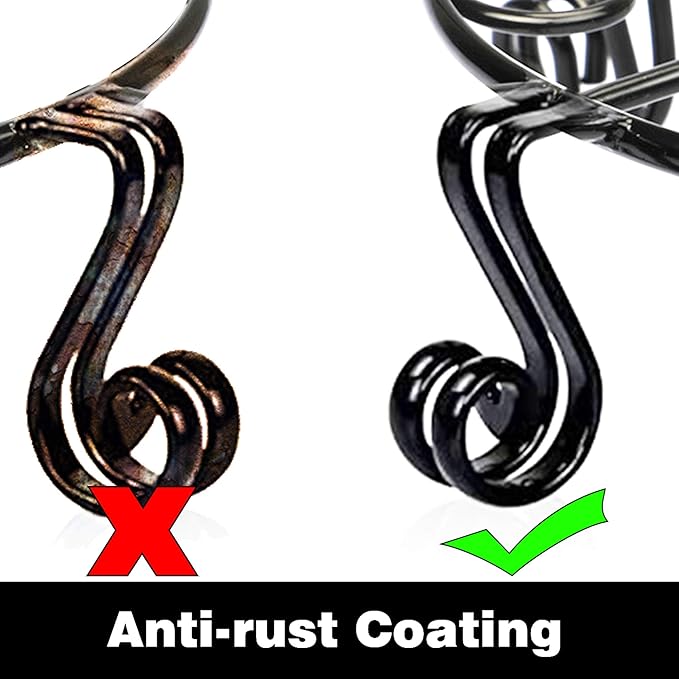 2 Pack Black Plant Stand for Flower Pot Heavy Duty Potted Holder Indoor Outdoor Metal Rustproof Iron Garden Container Round Supports Rack for Planter Bronze, Pumpkin Stand Outdoor…