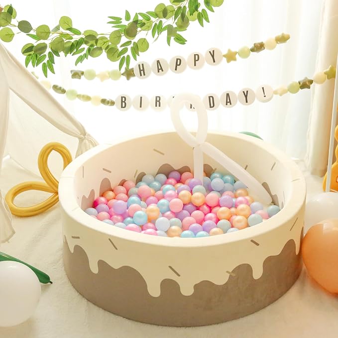 TRENDPLAY Plastic Balls for Ball Pits - Hollow Balls- Safe and Exciting Playtime - Perfect for Baby Pools, Birthday Party Decoration