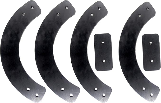Pro-Parts 753-04472 735-04033 735-04032 Replacement Rubber Paddle Set for MTD Snowblower