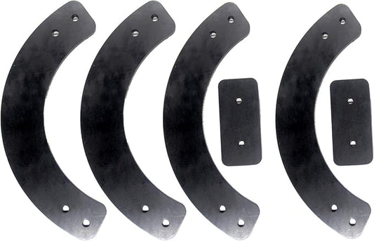 Pro-Parts 753-04472 735-04033 735-04032 Replacement Rubber Paddle Set for MTD Snowblower