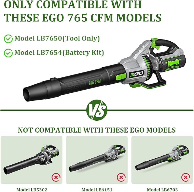 Blower Wall Mount Holder Compatible with EGO 765 CFM Power+ LB7654 LB7650 Leaf Blower, Blower Wall Hanger for Garage & Shed Organization