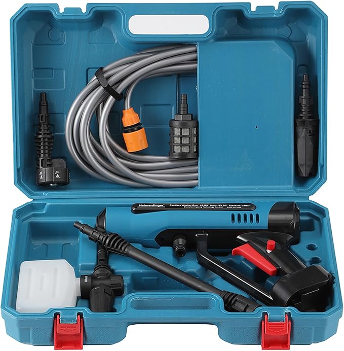Cordless Pressure Washer Compatible with Makita 18V Battery(Not Included), 700PSI Handheld Cleaner with 6 in 1 Nozzle, Portable Electric Washer for Car, Garden, Home Cleaning