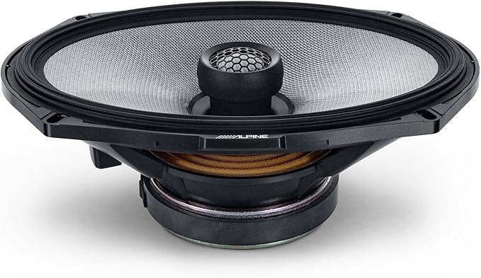 Alpine R2-S69, R Series 6x9 2-Way Hi-Res Speakers + Foam Baffle Kit Bundle