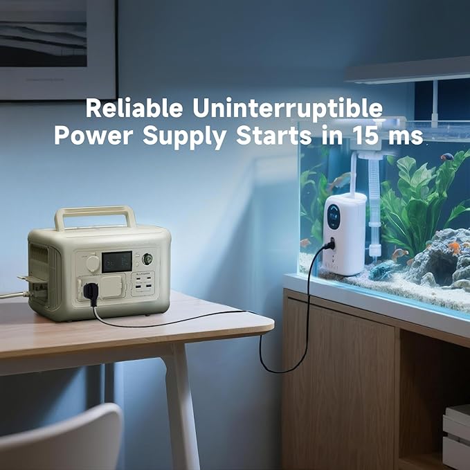 ALLPOWERS 600w Portable Power Station, 299Wh LiFePO4 Battery Backup, R600(Peak 1200w) Solar Generator, 1 Hour Fast Charge Solar Power Bank, for Home Outdoor Travel Emergency RV