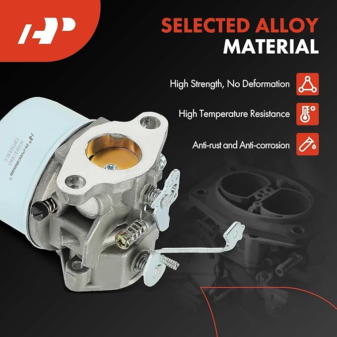 A-Premium 632230 632272 Carburetor Compatible with Tecumseh H30 H50 H60 HH60 Engine 4 Cycle Snowblower 5HP 6HP
