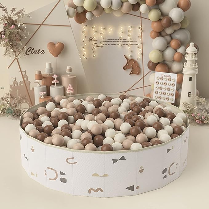 GOGOSO Ball Pit Balls Crush Proof Non-Toxic Plastic Balls Babies Kids Toy Bulk Pack 170pcs 2.2inchs