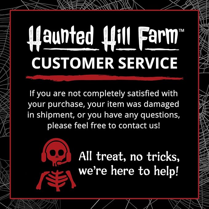 Haunted Hill Farm Life-Size Scary Skeleton Reaper Holding Lantern, Halloween Animatronic with Touch Activated Lights and Sound, Battery Operated Indoor or Covered Outdoor Halloween Decorations