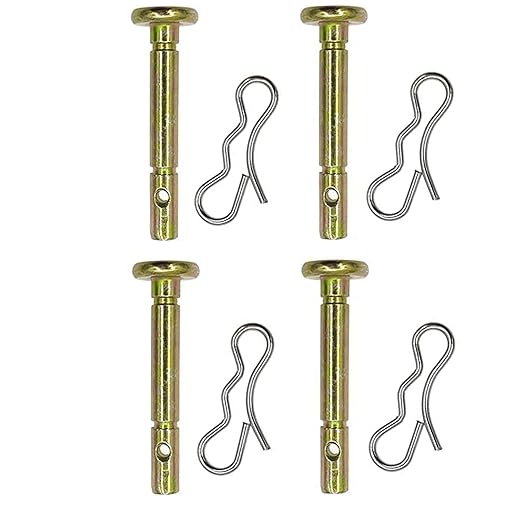 （ 4 Sets） 738-04155 and 714-04040 for MTD Cub Cadet Craftsman Troy-bilt Shear Pins and Cotter Pin Kit Snow Blower