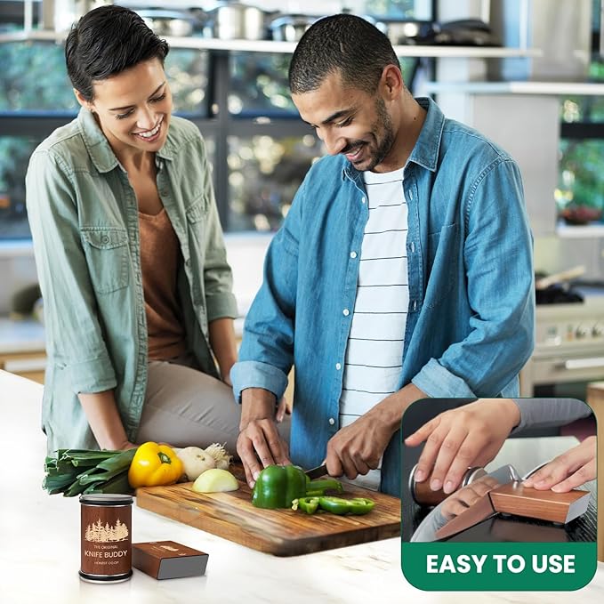 Rolling Knife Sharpener Kit – Adjustable 15° & 20° Magnetic Angles – Diamond & Ceramic Wheel Blade Sharpener – Premium Wood Base for Professional Knife Sharpening