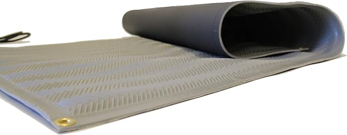 RHS Snow Melting Mat, Anti-Slip Walkway Herringbone Design, Color Gray, Outdoor Mat, Prevents ice Formation, Melts up to 2 inches of Snow per Hour, 120 Volts (30-inches x 3-feet)