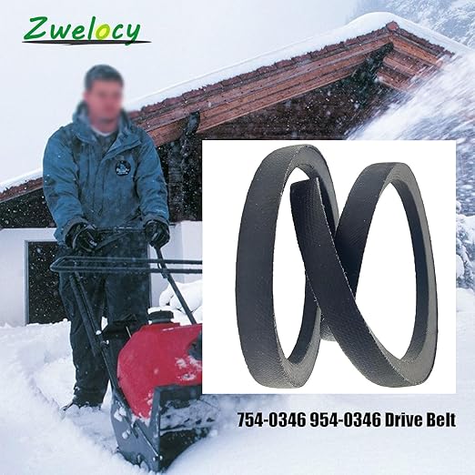 954-0346 754-0346 3/8 X 30 Replacement Drive Belt for MTD Troy Bilt 1030E 1130SE 826 926E Storm 7524 Snow Throwers Ariens 72084 07208400 (1/Pack)