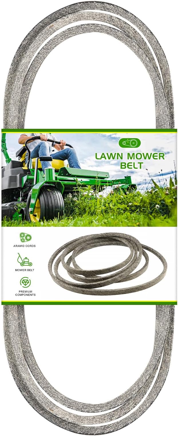 Lawn Mower Deck/Drive Belt 1/2" x 90" fit for John Deere M82718, AYP/Husqvarna/Craftsman 125907 125907X 532125907 105732X, Simplicity 1666698SM 1716854SM1666698, MTD 754-04122 954-04122