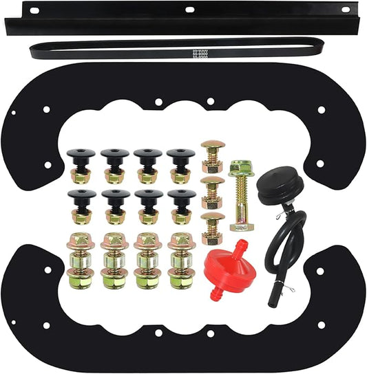 99-9313 Snow Blower Paddles with 55-8760 Scraper 55-9300 Belt Replaces Toro 125-1128, 55-9250, 55-9251, 88-0771 for Toro 38518 CCR2000 CCR2400 CCR2400E CCR2400R CCR2500 CCR3000 Snowthrowers