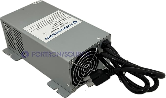 RV Power Converter | 65 Amp | 4-Stage Battery Charger | Fortron/Source SRV Series Power Supply | AC-DC Converts 120VAC to 13.75VDC | FSV65-12A-4