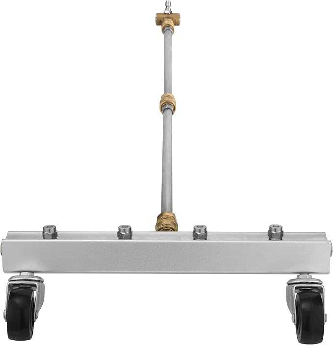 M MINGLE Pressure Washer Undercarriage Cleaner, Under Car Washer, with Swivel Wheel and 2 Extension Wand, 4000 PSI