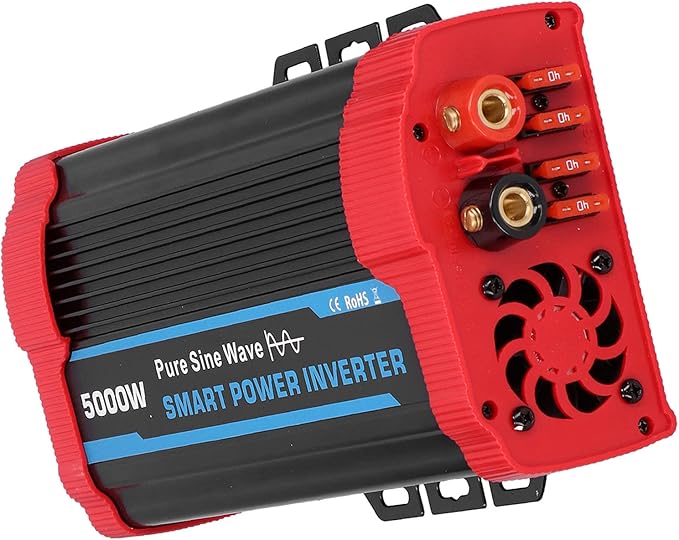 5000W Car Power Inverter DC 12v to 120V AC Converter Fast Pure Sine Inverter Car Adapter
