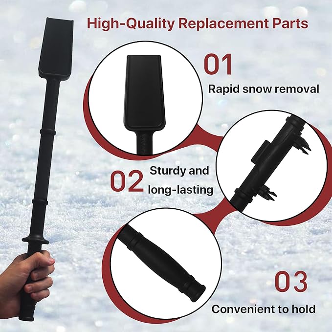 Snow Blower Clean Out Tool, Snow Thrower Chute Cleaning Tool – Compatible with MTD 731-2643, Cub Cadet 931-2643, Craftsman & Troy-Bilt Models – Prevents Clogging, Easy Snow Removal Accessory