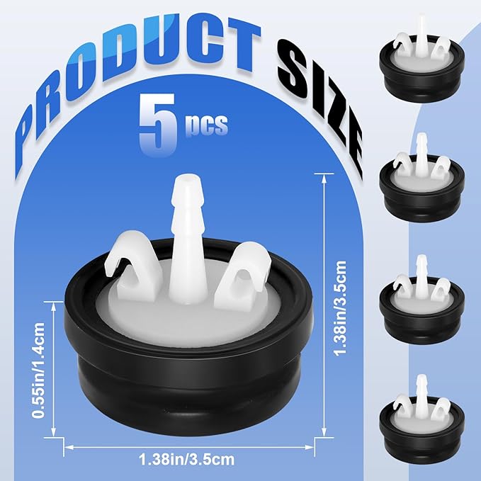 667460 Primer Bulb Compatible with Toro Lawn-BOY 66-7460 44-2750 Stens 120-440 24-1027 CCR-3650 CCR-1000 CCR-2000 FSL90-0071 Snowblower Parts (5 Pack)