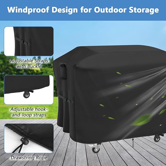 Grill Cover for Blackstone Model 2307 ProSeries 4-Burner 36 Inch Propane Griddle with Stainless Steel Cabinet, Outdoor Waterproof BBQ Griddle Cover - 70 x 28 x 35 Inch