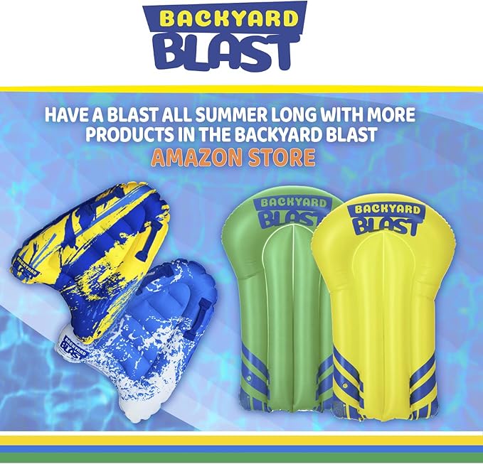 BACKYARD BLAST 31’ Sprinkler Hose, Water Slide Accessory and Lawn Sprinkler