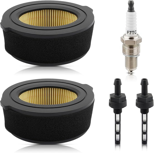 MOTOALL 2pcs 951-10651 Air Filter Gas Fuel Tank Nipple Outlet Line Screen for MTD 951-14262 751-10794 751-14262 for Cub Cadet for Craftsman for Troy Bilt Snow Blower with 951-10794 Air Filter