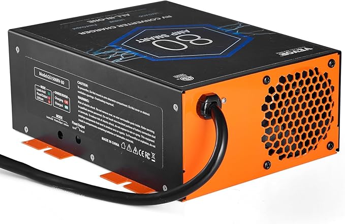 VEVOR RV Converter, 80 Amp, 110V AC to 12V DC RV Power Converter Battery Charger with 4 Stage Smart Charging 13V to 16.5V Adjustable Operating Range, Compatible with Lithium Lead Acid Battery, ETL