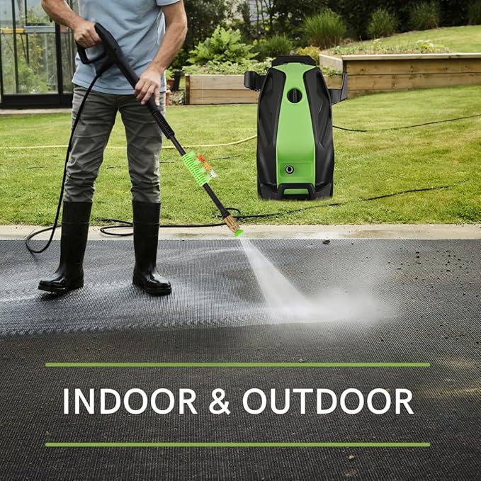5000PSI Electric Pressure Washer with 33FT Hose 4.0GPM Power Washers Electric Powered Professional High Pressure Cleaner Machine, Foam Cannon, 4 Tips, powerwashers for Home Cars, Green