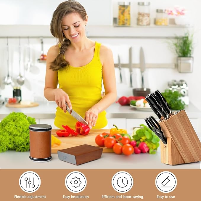 Knife Sharpener Tool Rolling Knife Sharpener Kit, Diamond, Ceramic Disc Sharpeners Are Used, 15°&20° Magnetic Inclination Angles Making Sharpening Easier, Is Your Good Idea For Gifts