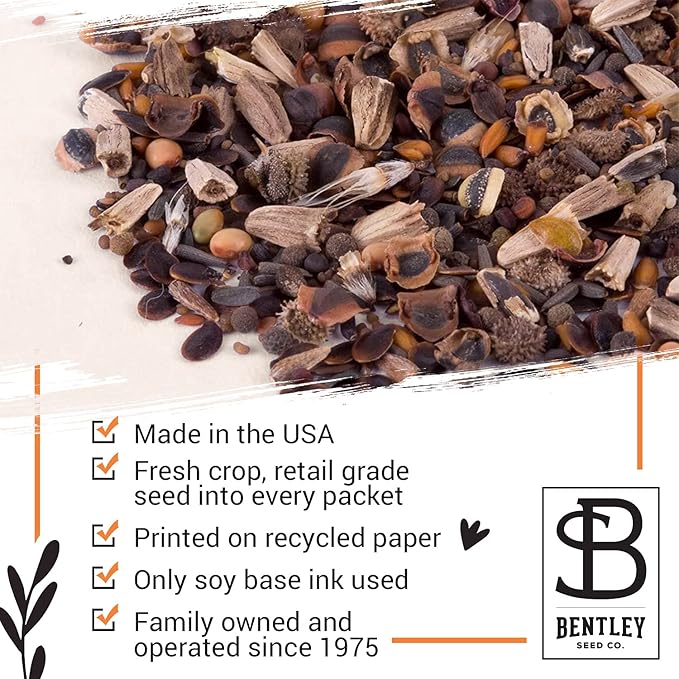 Bentley Seeds Growing Houses into Homes - Pre Filled Forget Me Not Garden Seed Packets - 25 Packed Forget Me Not Seed Packs - Perfect Realtor Gift for Prospecting or New Homeowners - Non GMO Seeds