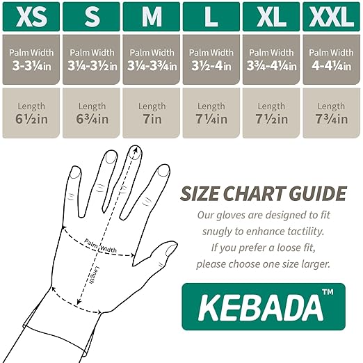 Kebada Safety Work Gloves,120 Pairs Bulk Pack, Touchscreen, PU Coated, Ideal for Warehouse, Construction, Gardening and Mechanics, Grey, X-Small