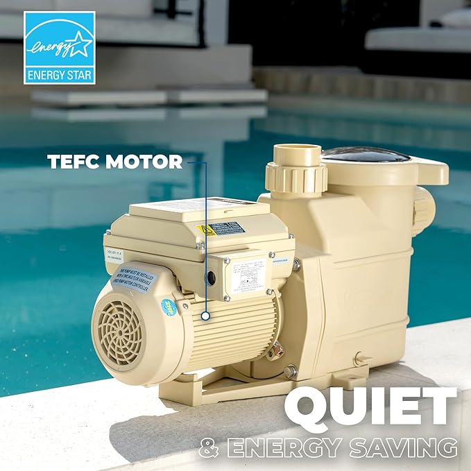 XtremepowerUS Variable Speed Swimming Pool Pump High-Flo Inground Spa Pool (1.5HP)