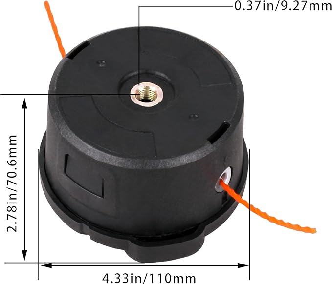 Replacement Trimmer Head for Dewalt DCST920 DCST922 DCST970 DCST990 DCST925 Cordless String Trimmer 1 Pcs